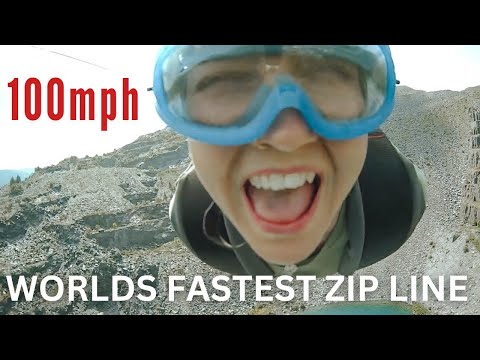 The FASTEST Zip Line in the World: Velocity 2 - Is It SCARY?! - Zip World  Penrhyn Quarry