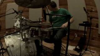 Bill Bachman records drums with Sean O`Bryan Smith & Groove Therapy