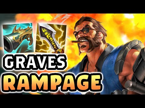 Graves jungle RAMPAGE | I CAN REACH RANK 1 EASILY, OBJECTIVELY SPEAKING