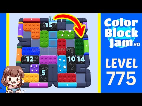 Color Block Jam Level 775 Solution Walkthrough
