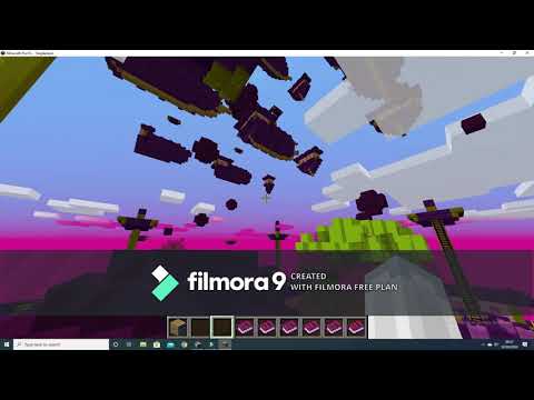Minecraft dimension hopping