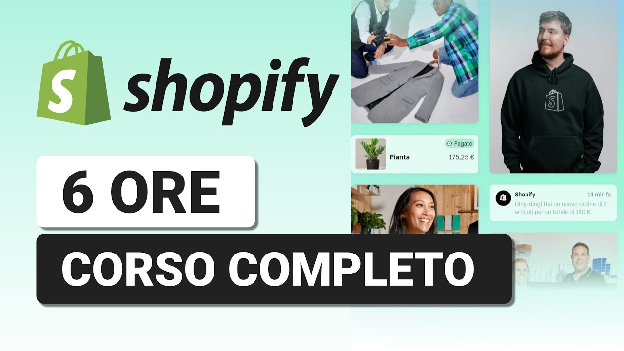 Impara ad usare Shopify - Corso Shopify Completo Italiano Gratis