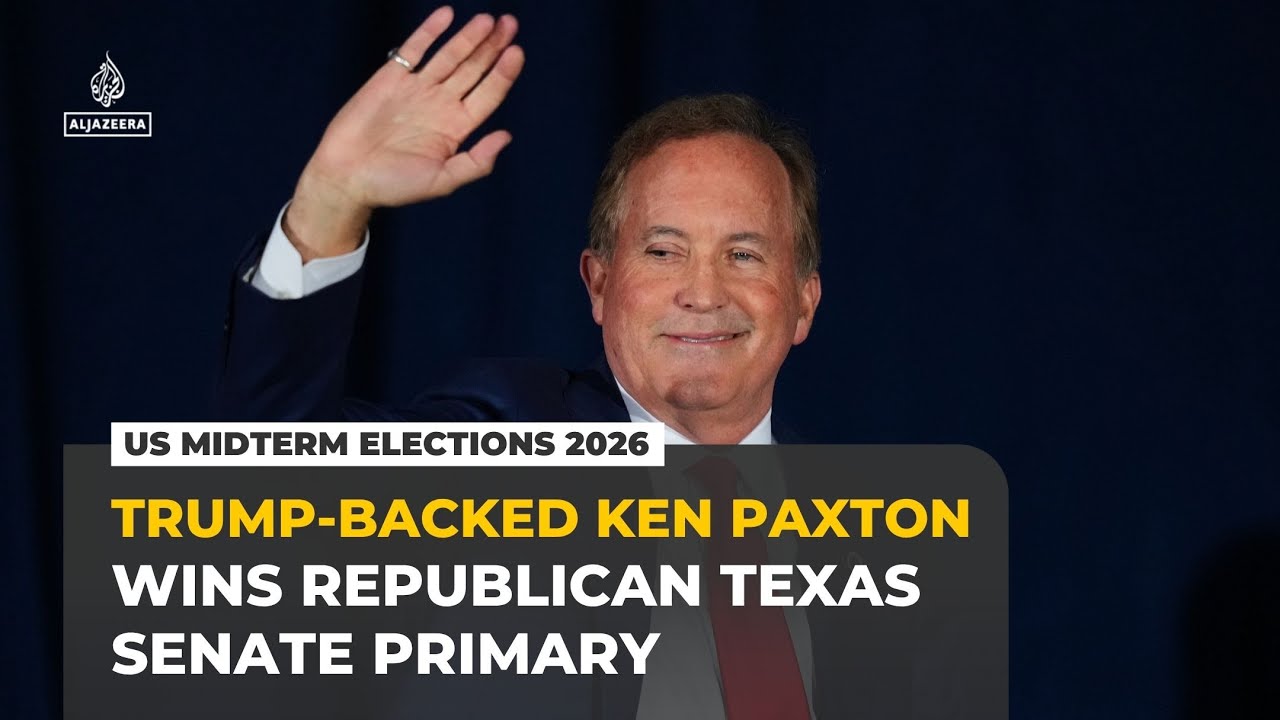 Trump-backed Paxton topples Senator Cornyn in Texas primary run-off