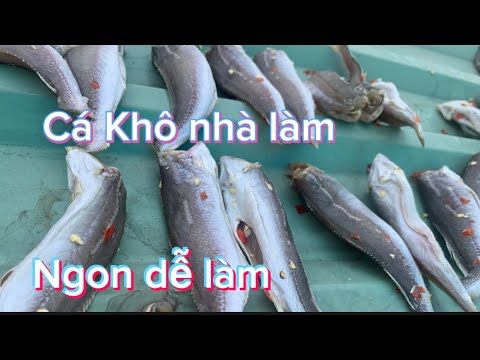 Cách làm khô cá Đù ,rất đơn giãn,dễ làm,an toàn