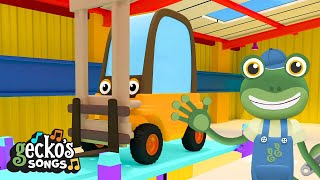 The Forklift Truck Song! 🚜🎶 | Gecko's Garage 🚚 | Cartoons For Kids | Toddler Fun Learning