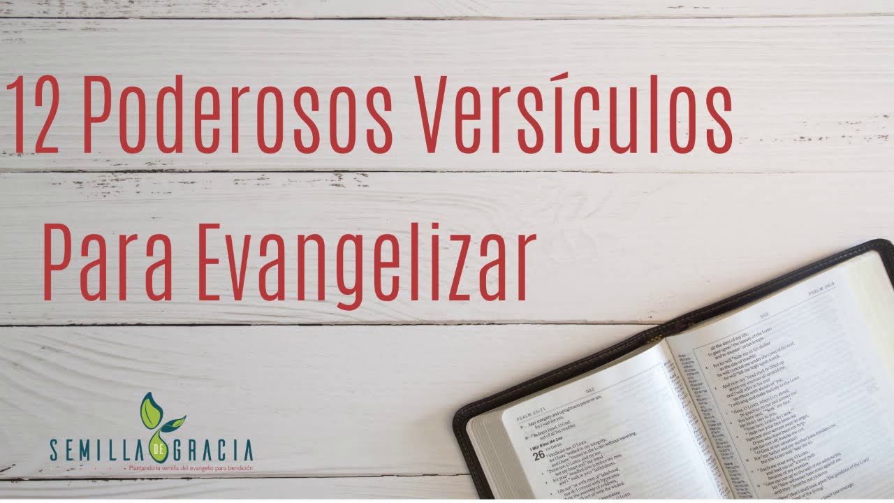 12 Poderosos Versículos para evangelizar