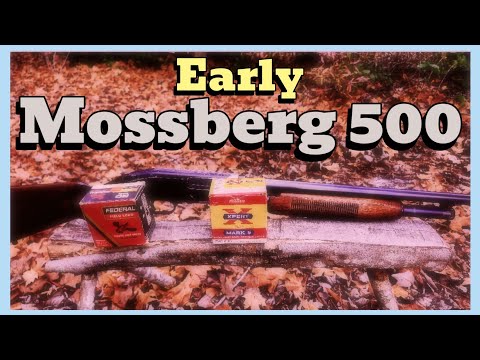 Vintage Mossberg 500 - old 1960s 500C and 1990s 500A early model