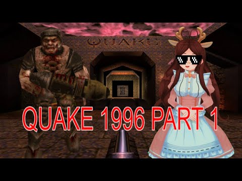 Vtuber Plays QUAKE (PC 1996) For The First Time - Athena Bambina