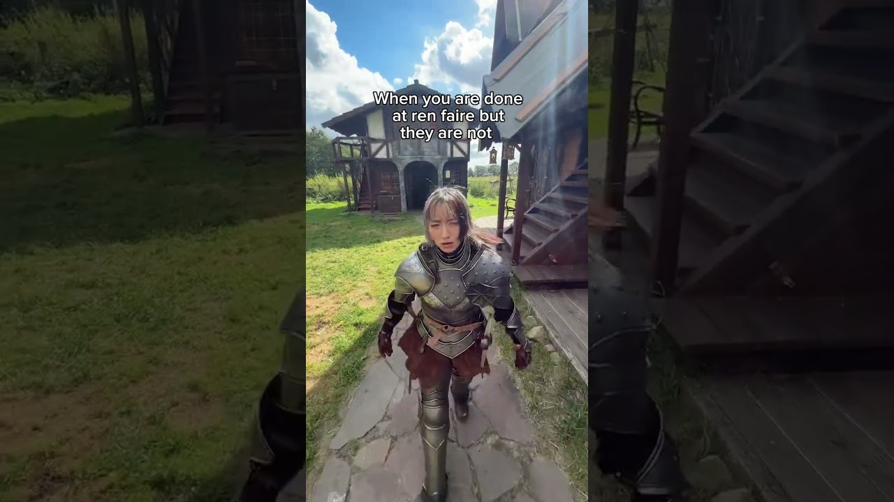 The armor is 40 lbs. #bogenwald #fantasy #renfaire #armor #knight