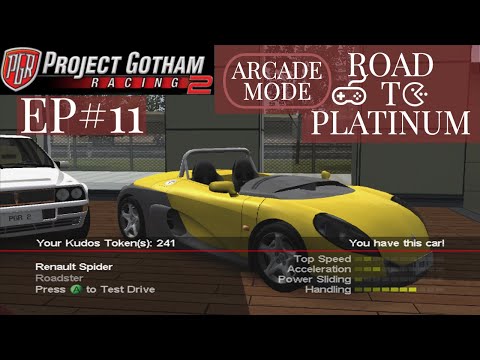 Project Gotham Racing 2 Arcade Mode Platinum Playthrough Ep.11 - Cone Challenges 1-4