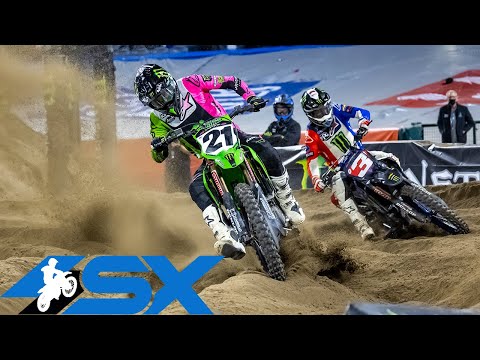 AMAスーパークロスRd4 アナハイム（エンジェルスタジアム）West 450SXハイライト動画