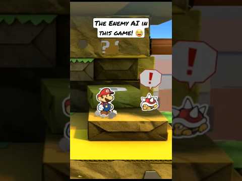 The Enemy AI in Paper Mario Color Splash is So Silly