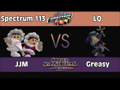 Spectrum 113: JJM (Icies) Vs. Greasy (Marth) - LQ