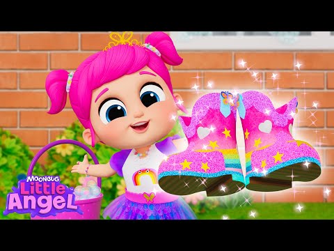 Jill Decorates Her Pink Shiny Shoes! 👢 | Little Angel Kids Songs & Nursery Rhymes