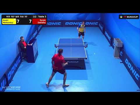 16:20 Andrii Matkovskyi - Kyrylo Deineha 08.07.2023 TT Euro.Cup Ukraine Professional. TABLE 3