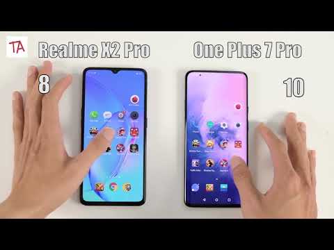 Speedtest Realme X2 Pro vs OnePlus 7 Pro  .