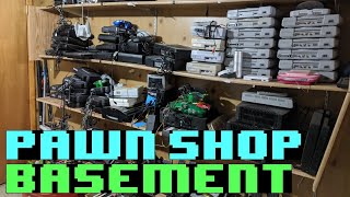 The BASEMENT was filled with GAMES GAMES GAMES - I bought them