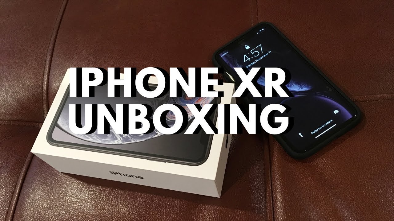 iPhone XR Unboxing!
