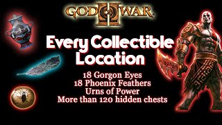 Download lagu God of War 2 HD: All Gorgon Eyes, Phoenix Feathers, Urns of Power, Hidden Chests [Complete Guide] mp3
