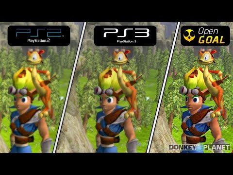 Jak and Daxter - PS2 vs PS3 vs OpenGOAL Graphics Comparison