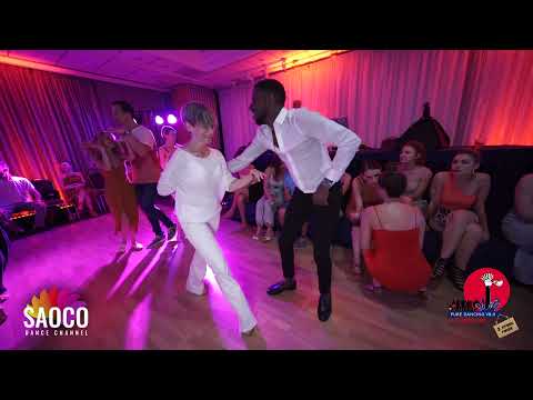 Tamba Salsache Hissirou and Marina Vanyushina Salsa Dancing at 3 Front Relax, Sunday 08.08.2021