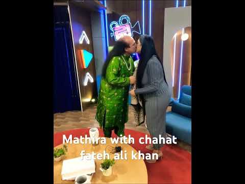 Mathira show bts chahat fateh ali khan #pakistaniactress #shorts #ishqmurshid #drama