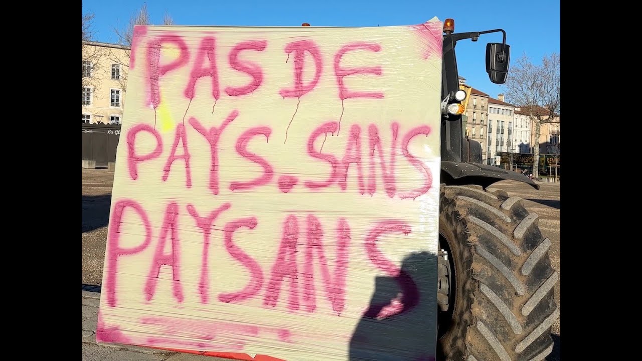 Manifestation des agriculteurs