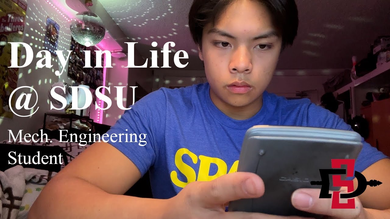 Day in Life of Mechanical Engineering Student @ SDSU | Univlog #7 | Ryland