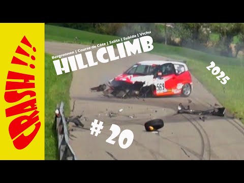 Crashes Racing Hillclimb 20 | Season 2025 | Huge Accidents Spectacle Bumps | pure Action | RaceMedia