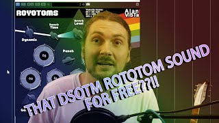 Video thumbnail for Free Plugin Friday | Alan Vista Royotoms Free Rototom Plugin by JimijaymesGuitarist
