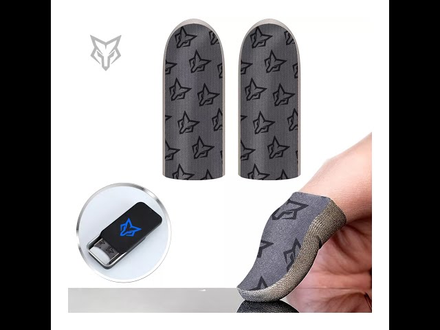 قفازات Sarafox C1 ذات قماش فضي وحساسة ورقيقة وقابلة للغسل لألعاب الهاتف المحمول