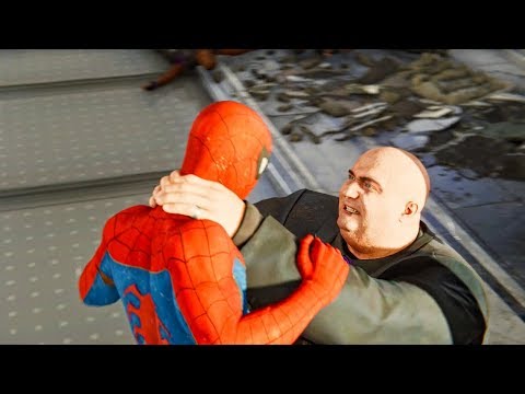 Marvel's Spider-Man PS4 - Boss Fight #1 Kingpin (Wilson Fisk) - No Commentary