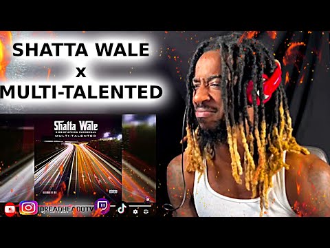 AMERICAN DREADHEADQ FIRST TIME REACTING TO Shatta Wale - Multi-talented Freestyle (Audio Slide)