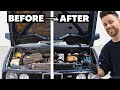 40 Year Old Engine Bay Detail Transformation - BMW E28 M535i