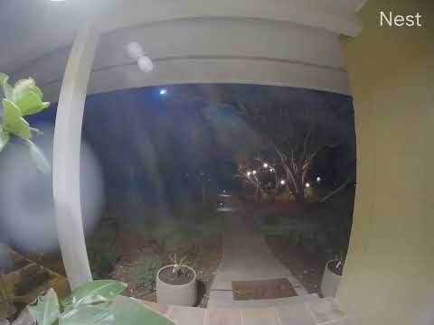Fireball Caught on doorbell cam.  July 24 2022 at 1023 PM