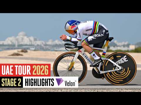 Could anybody stop Evenepoel? 🔥 UAE Tour 2026 Stage 2 Highlights