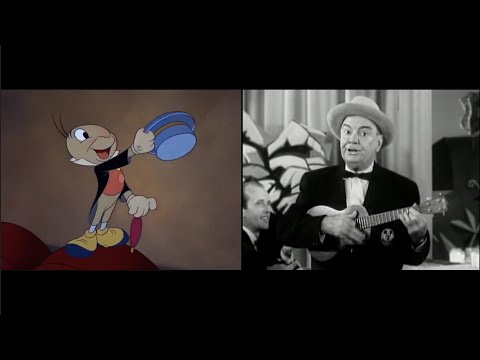 Cliff Edwards | Jiminy Cricket Voice | Side By Side Comparison