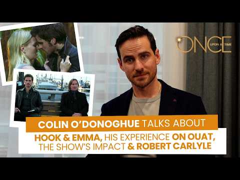 Colin O’Donoghue talks about Hook & Emma, his experience on OUAT & Robert Carlyle