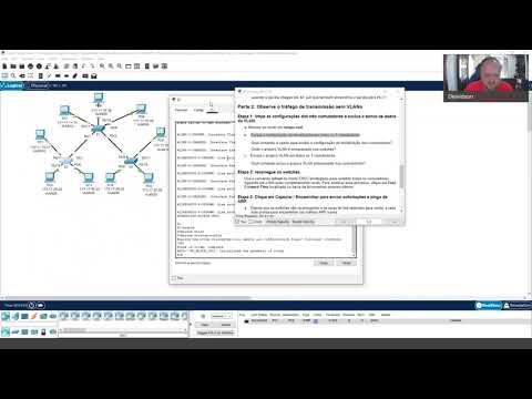 CCNA2v7 Packet Tracer 3.2.8 - Investigação de uma Implementação de VLAN