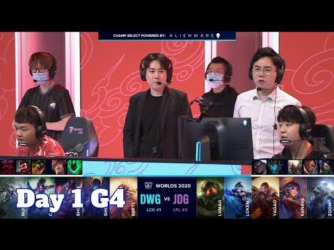 DWG vs JDG | Day 1 Group B S10 LoL Worlds 2020 | DAMWON Gaming vs JD Gaming - Groups full game