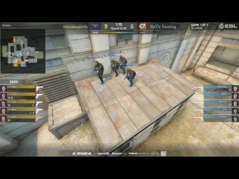 mousesports vs OpTic Gaming - weirdest pistol round ever?