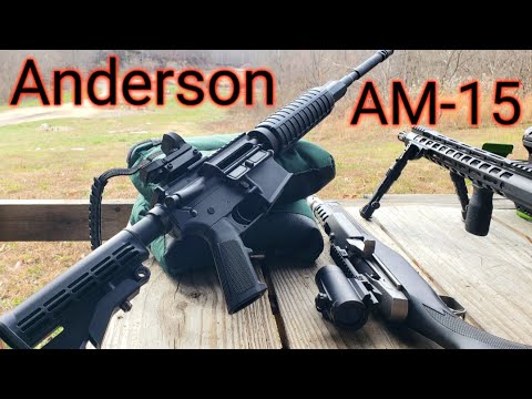 Anderson AM-15 AR-15 5.56 Rifle Review \u0026 Shoot