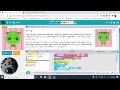 Code org - CSD Unit 3 - Lesson 9