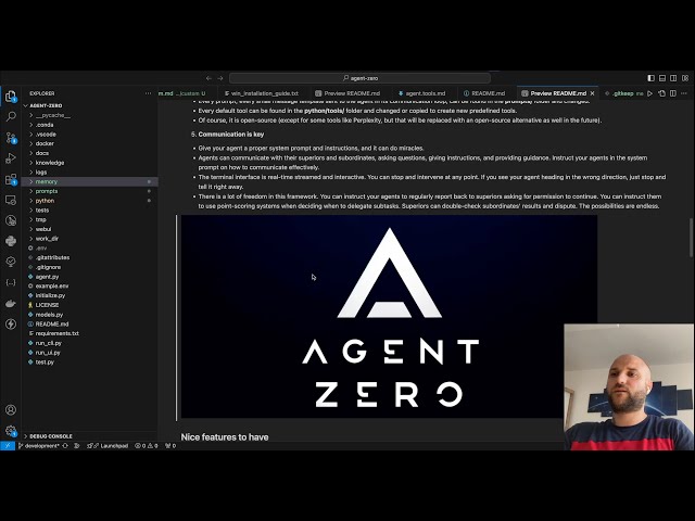 Agent Zero v0.6 - WebUI & Knowledge System