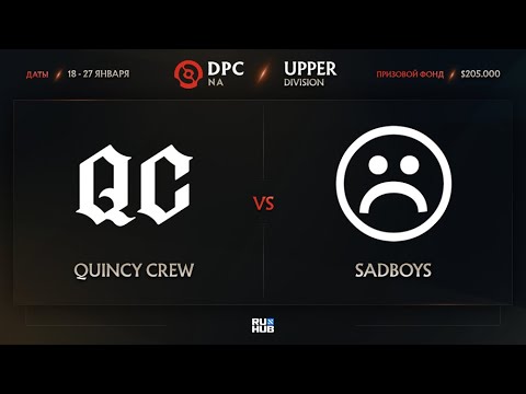 Quincy Crew vs Sadboys, Dota Pro Circuit 2021: S1 - NA, bo3, game 1 [Lex & Adekvat]