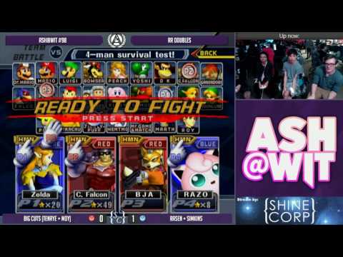 Big Cuts vs Rasen + Simkins - ASH@WIT #98 Melee Doubles