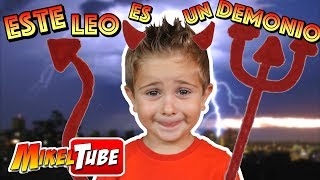 Este LEO es muy travieso  😈 Videos divertidos en Mikel Tube