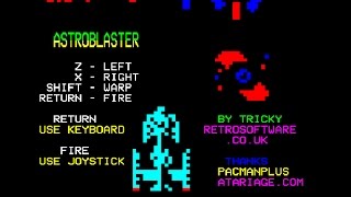 BBC MICRO - ASTRO BLASTER - RETRO SOFTWARE - 2016