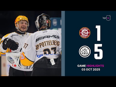 Genève-Servette HC vs. HC Lugano - Game Highlights