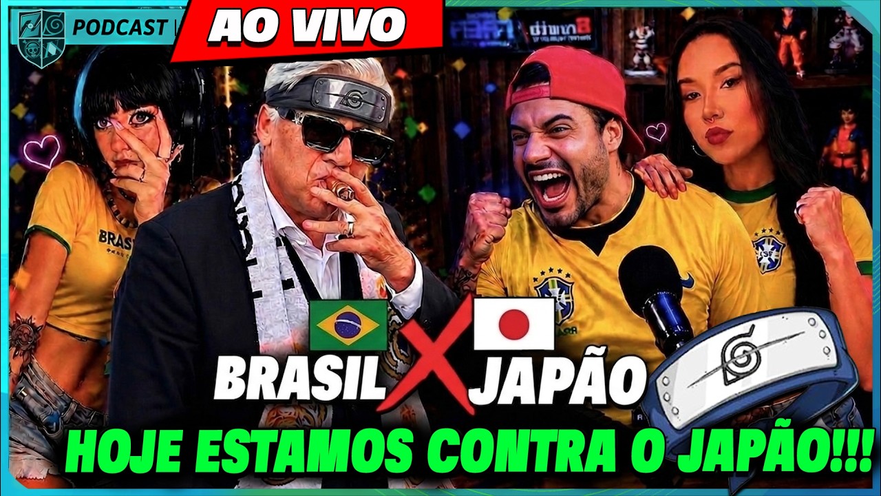 BRASIL x JAPÃO - AO VIVO - Copa do Mundo no Fred Animes